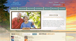 Desktop Screenshot of matzfuneralhome.com